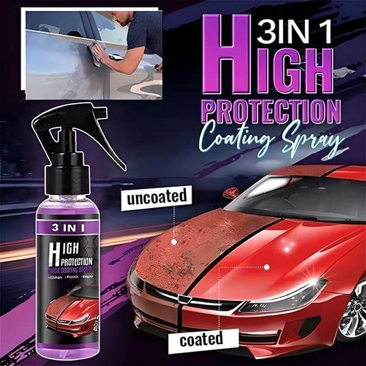 3 In 1 Car Wax Polish Spray